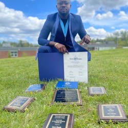 Graca Muzela was just named the Washington County Community College Student of the Year.