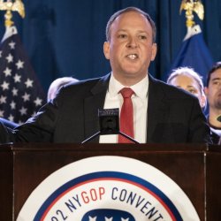 Election 2020-New York-Zeldin Attacked